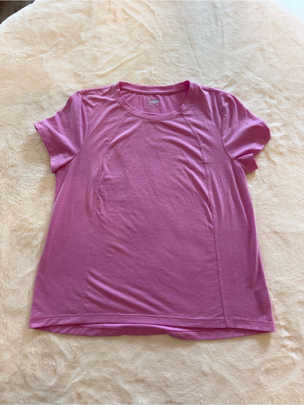 Avia Magenta Short-Sleeve Crewneck Athletic Tee